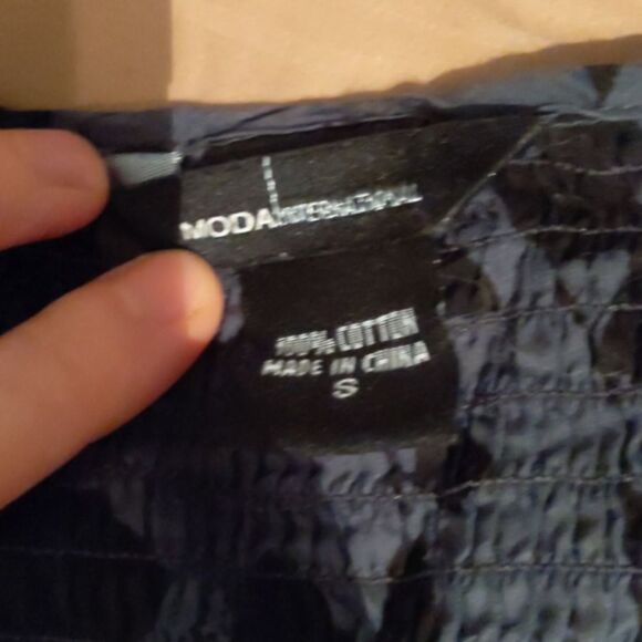 Bohemian Peasant Top Moda International - Picture 4 of 6